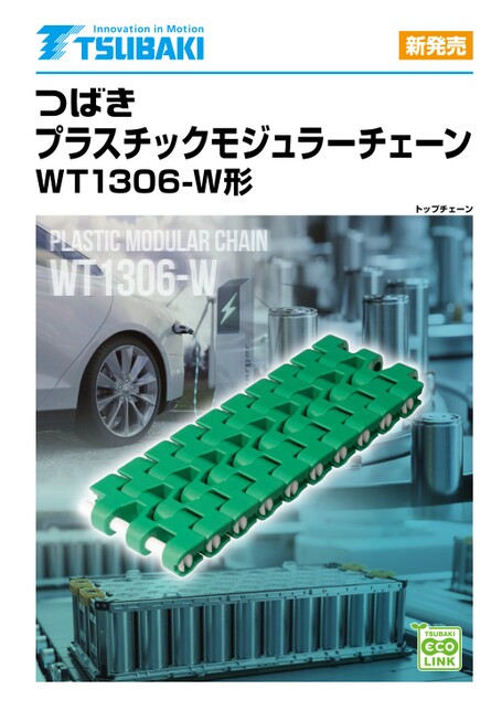 适用于低湿度（露点温度-40°C）环境的WT1306-W型塑料模块链条