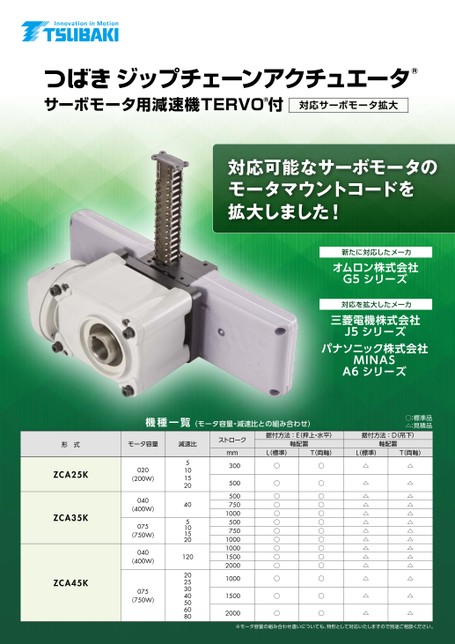 Zip Chain传动装置伺服电机减速机TERVO