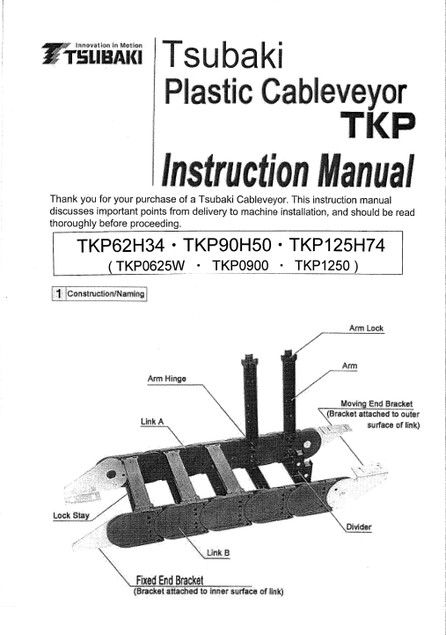 TKP62H34・TKP90H50・TKP125H74 取扱説明書
