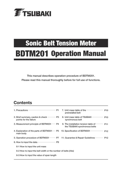同步带张紧测试器T-ACE (BDTM201)