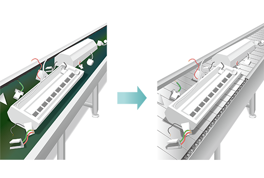 小形コンベヤチェーン