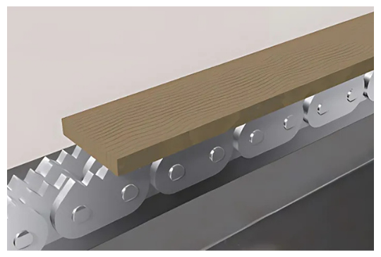 带特殊附件链条，耐磨损，适用于木工