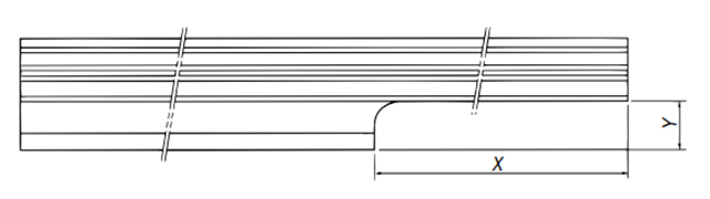 アルミフレームの加工寸法