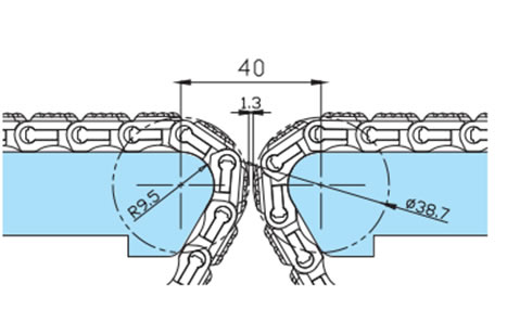 WT1515VG-W形突合せレイアウト