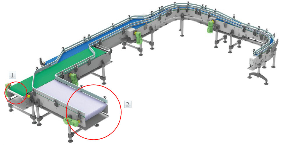 塑料模块链条配件