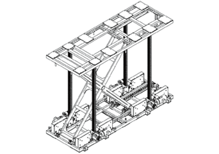 2,000kg 1段喇叭型