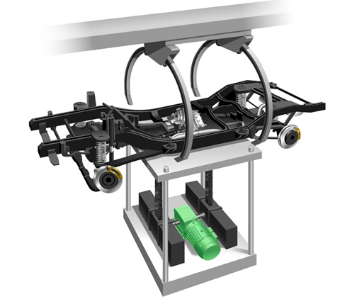 汽车车架升降装置