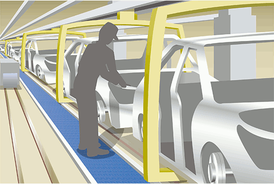 塑料模块链条　解决方案实例